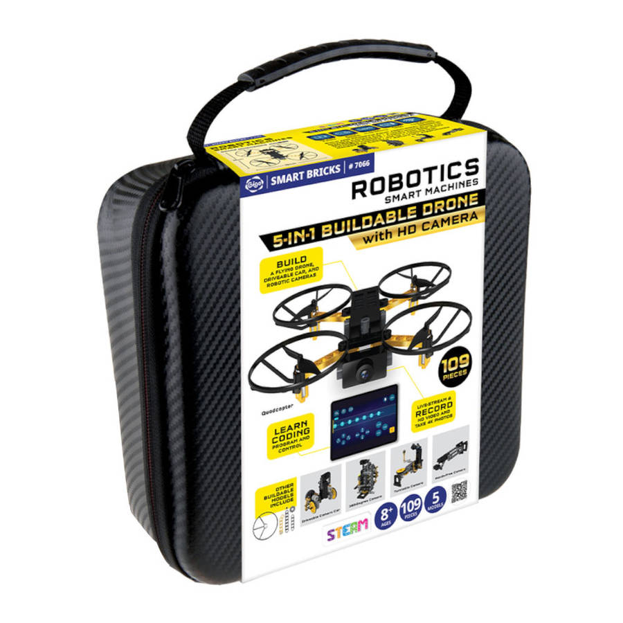 Gigo - Smart Machines Robotics 5-in-1 Buildable Drone with HD Camera