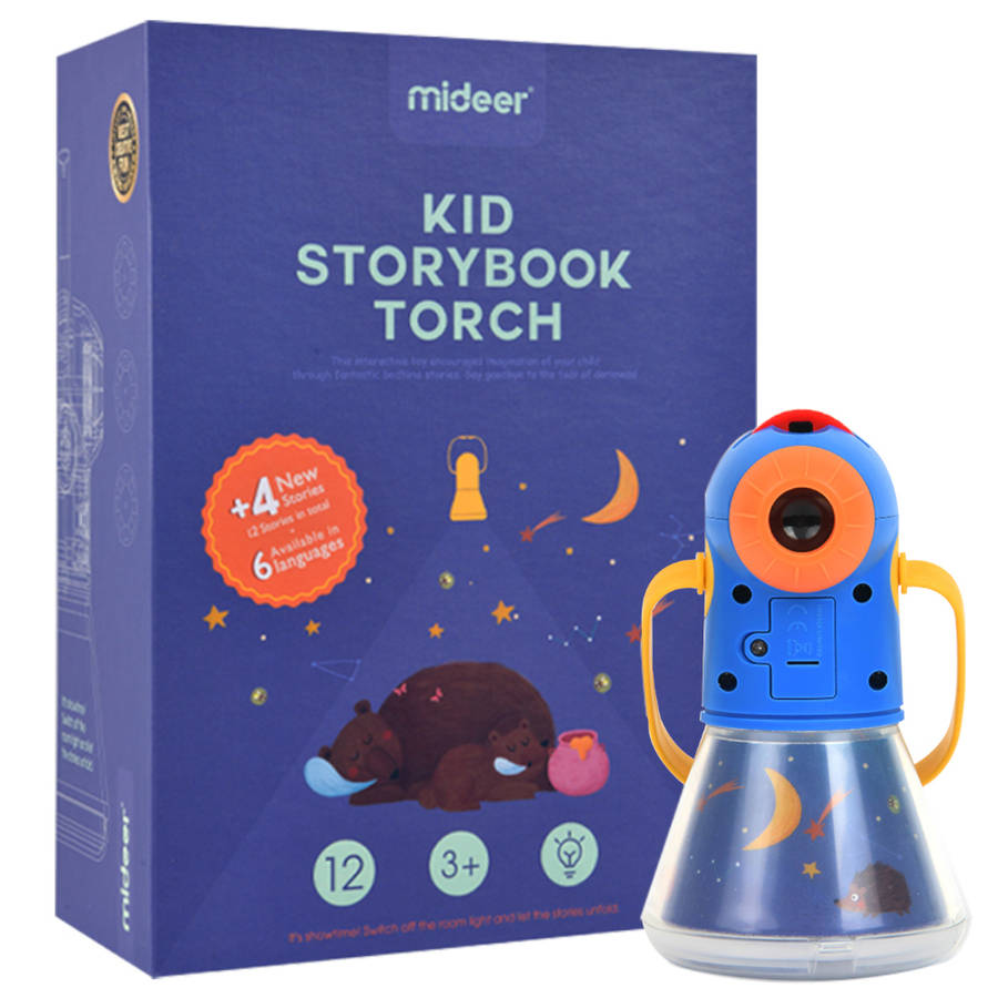 Mideer - Children's Storybook Torch with 12 Stories