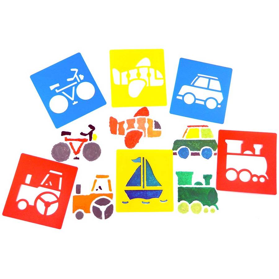 Anthony Peters - Stencils - Transport - 6pcs
