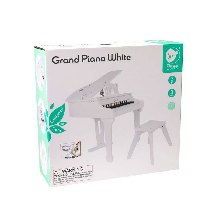 Classic World - Grand Piano - White