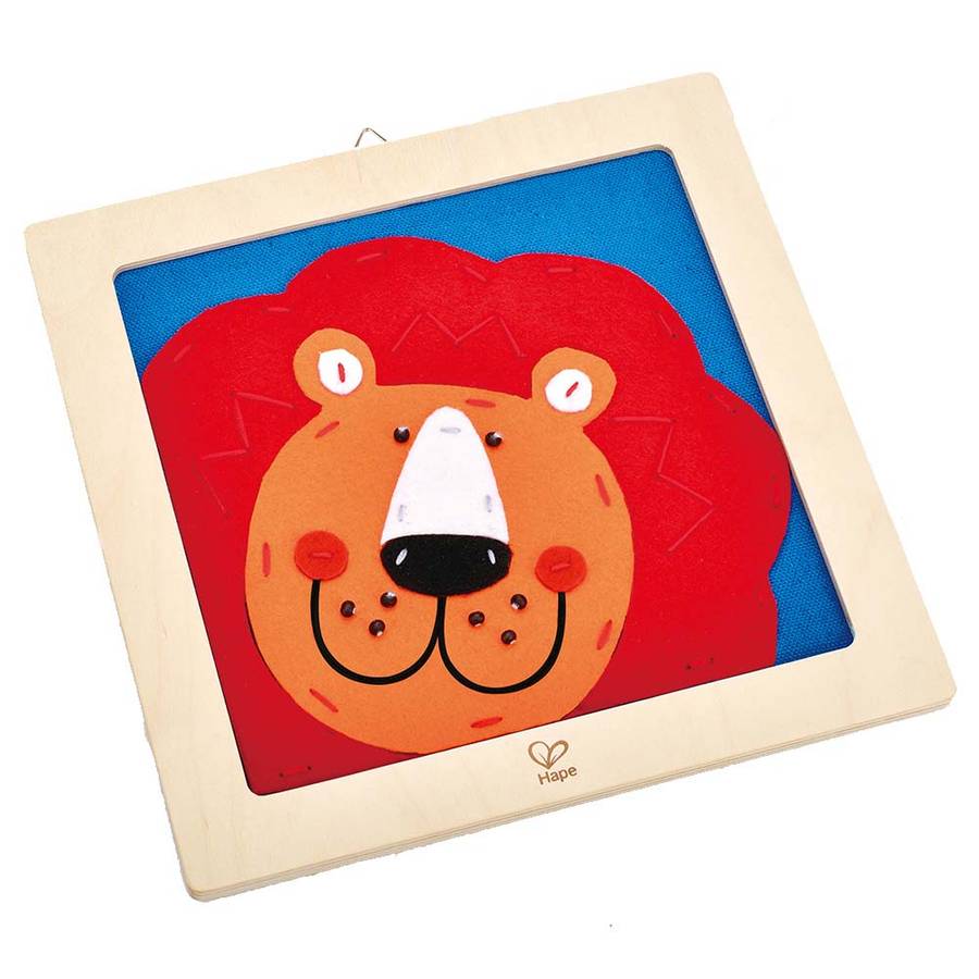 Hape - Arts & Crafts Embroidery Kit - Laughing Lion