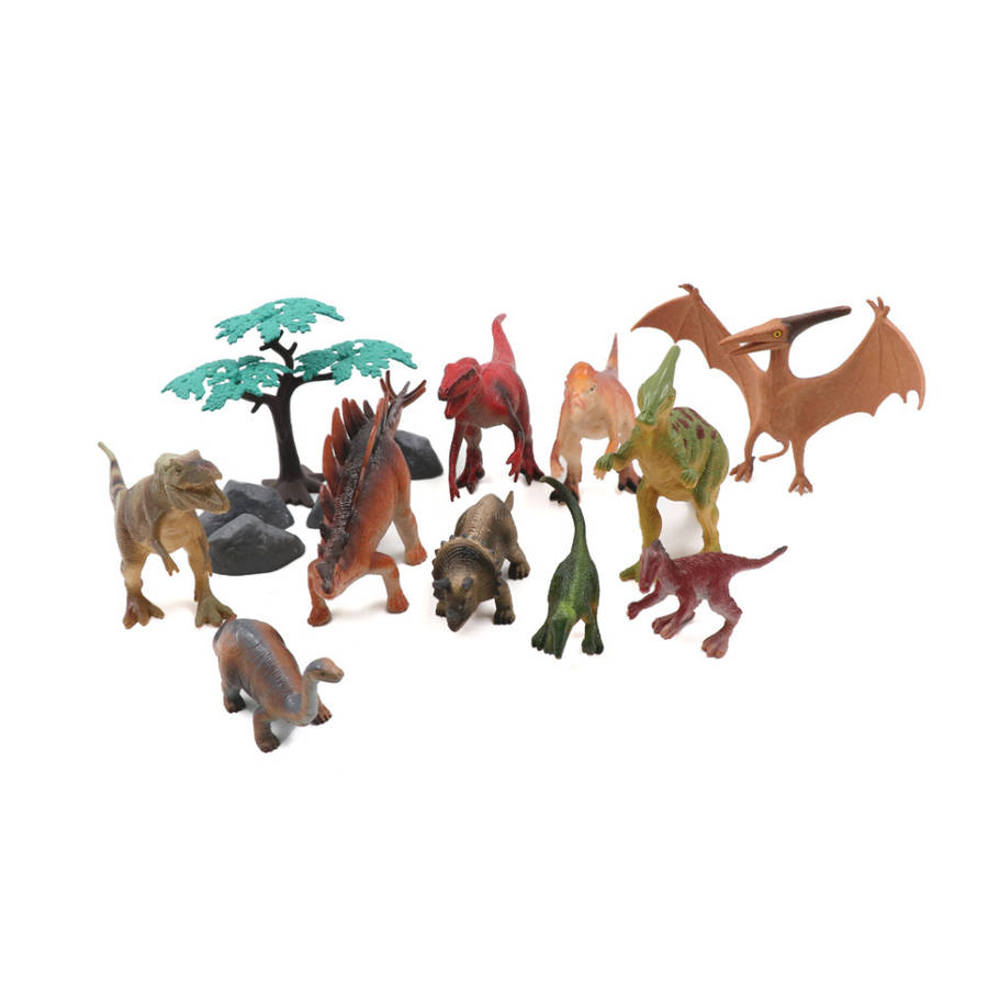 Greenbean - Animal Playset - Wild, Farm, Dinosaur, Ocean - 60pcs