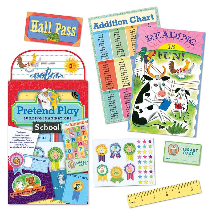 eeBoo - School Pretend Play