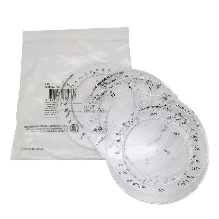 EDX Education - Fraction Rings - 6pcs Polybag