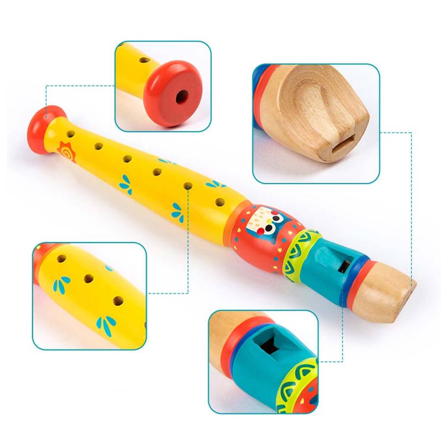 Mideer - Wooden Flute/Recorder for Kids