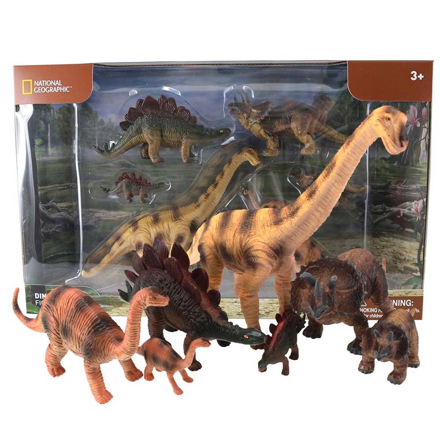 National Geographic - Dinosaur Herbivores - Medium 7-18cm - 7pcs in Display Box