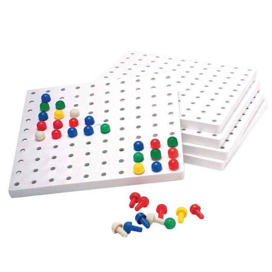 Invicta Education - Peg Boards 5 & 1000 Pegs in Retail Box