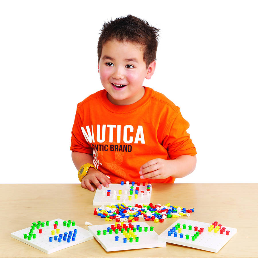 EDX Education - Pegboard Set S 5pc & 1000 Pegs Polybag