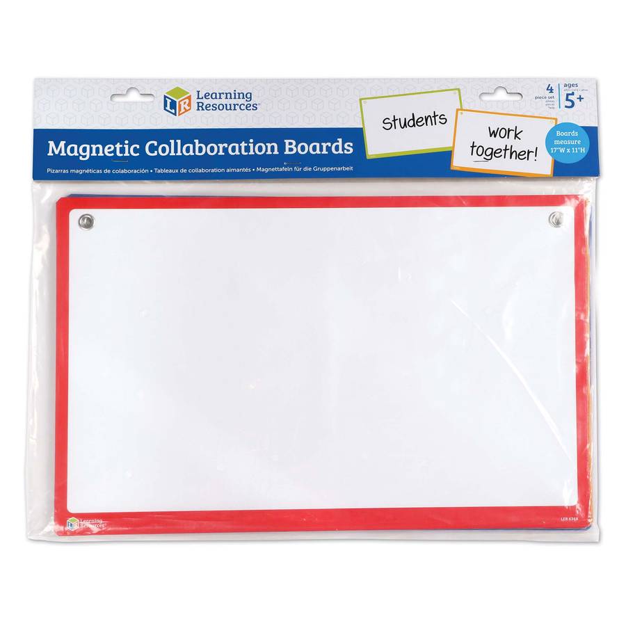 Learning Resources - Magnetic Collaboration Boards - Set of 4