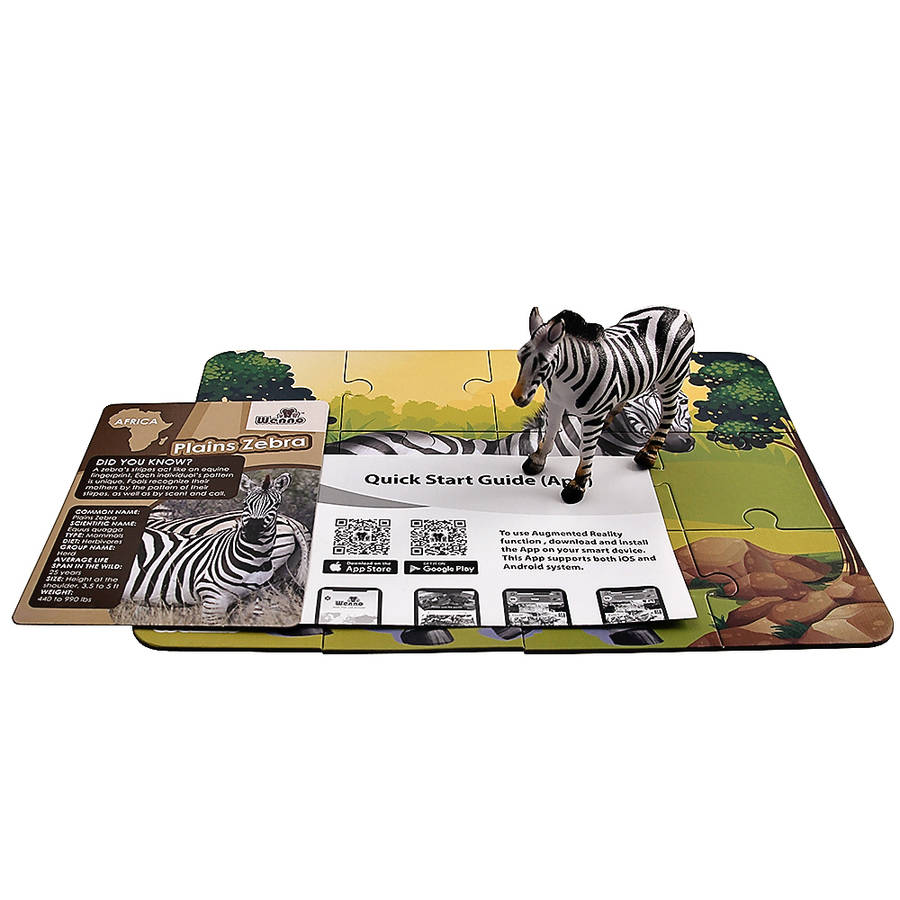 National Geographic - Puzzle - Zebra - 12pcs with Toy