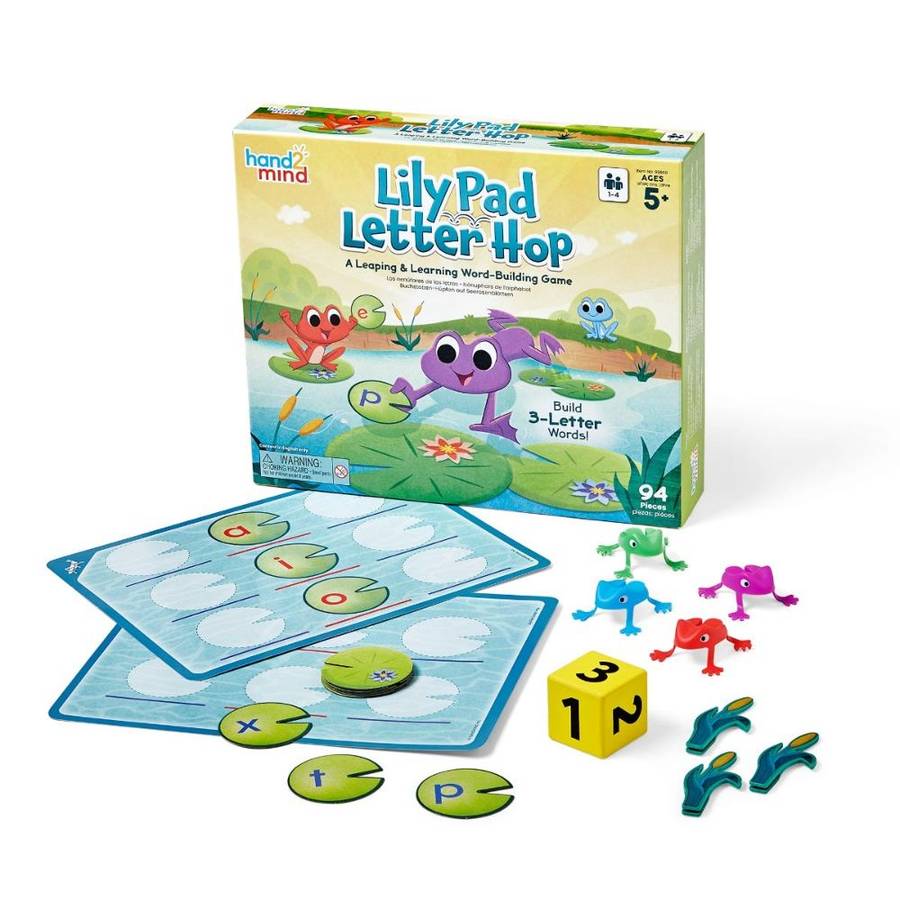 Hand2Mind - Lily Pad Letter Hop Word-Building Game