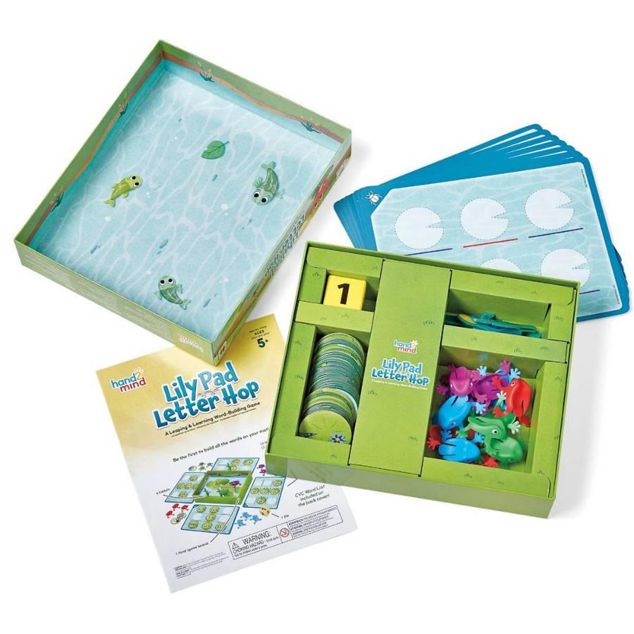 Hand2Mind - Lily Pad Letter Hop Word-Building Game