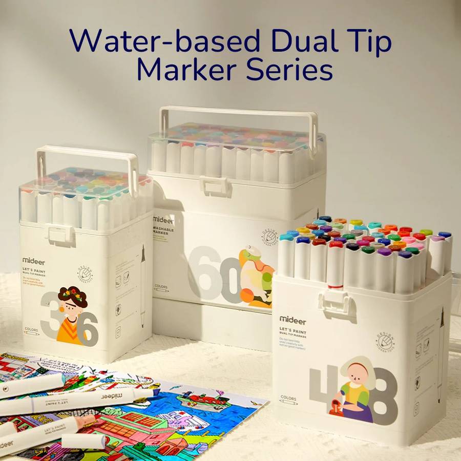 Mideer - Dual Tip Marker - 24 Colours
