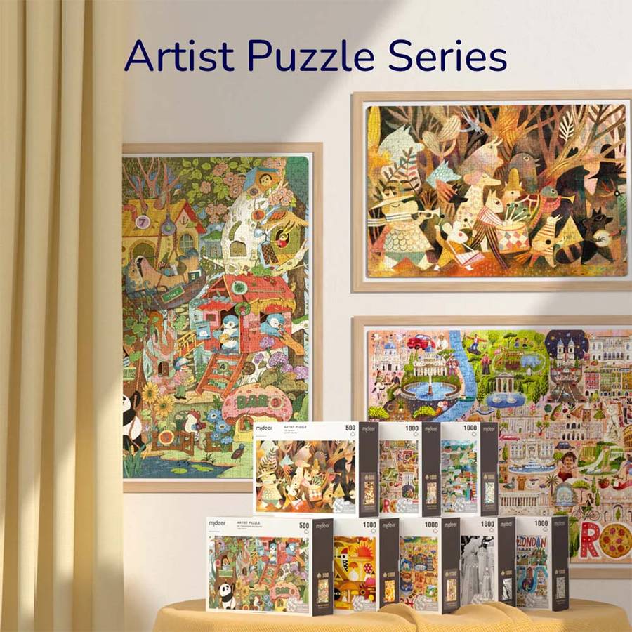 Mideer - Artist 1000 Piece Puzzle Rome Adventure