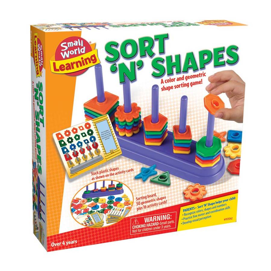 Small World Toys - Sort N Shapes - 56pcs