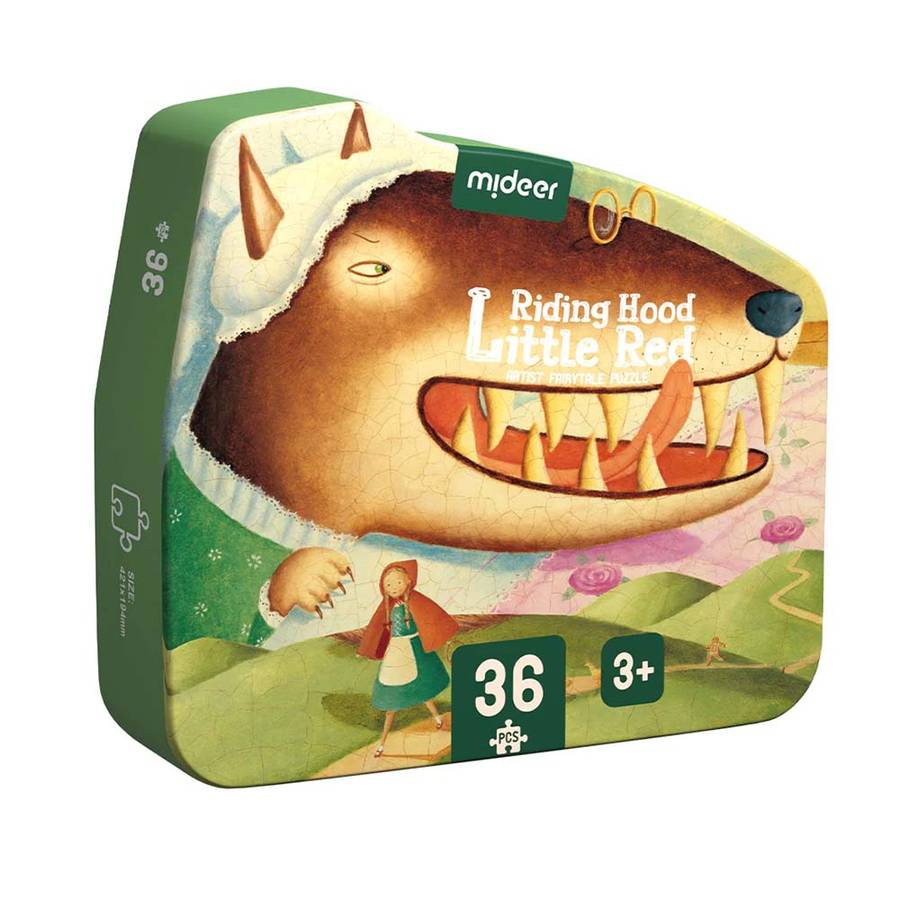 Mideer - Artist's Fairy Tale 36 Piece Puzzle Little Red Riding Hood