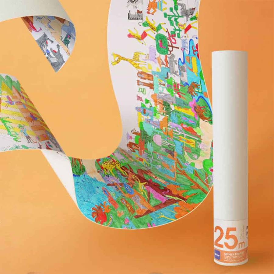 Mideer - Painting Paper Roll: 25m