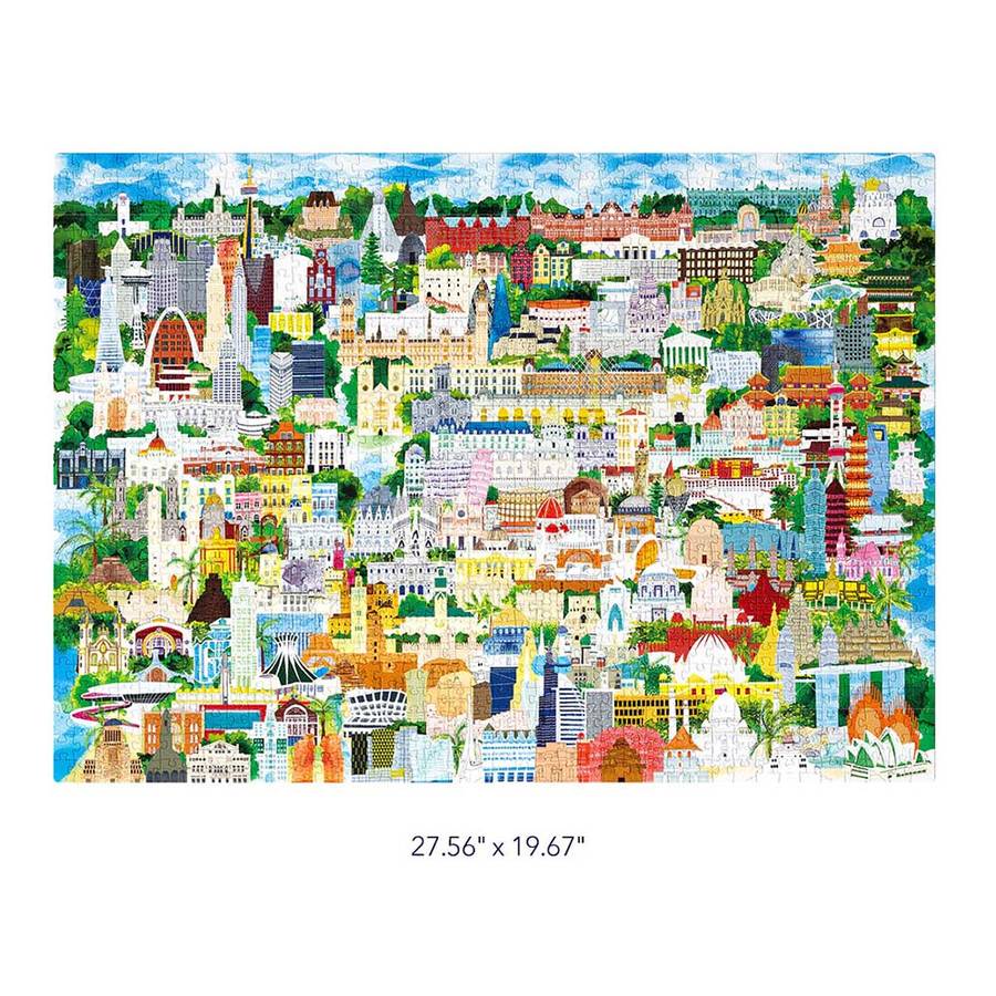 Mideer - Artist 1000 Piece Puzzle World Window