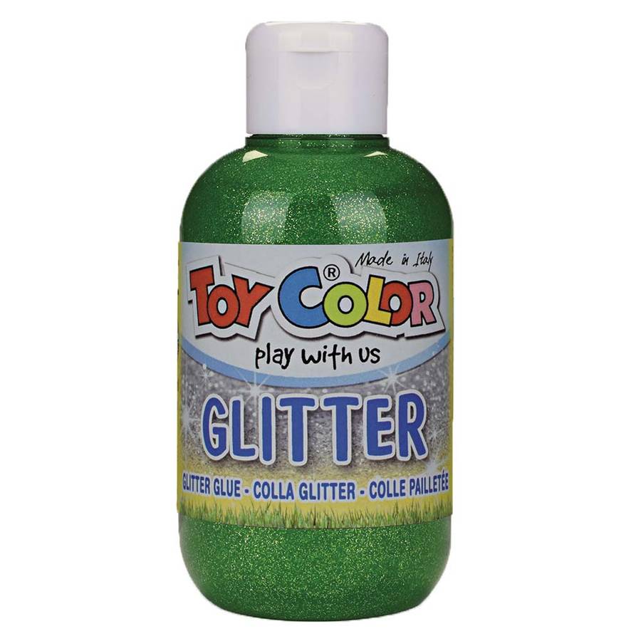 Toy Color - Superwashable Magic Glitter Glue Tempera for Kids - 250ml