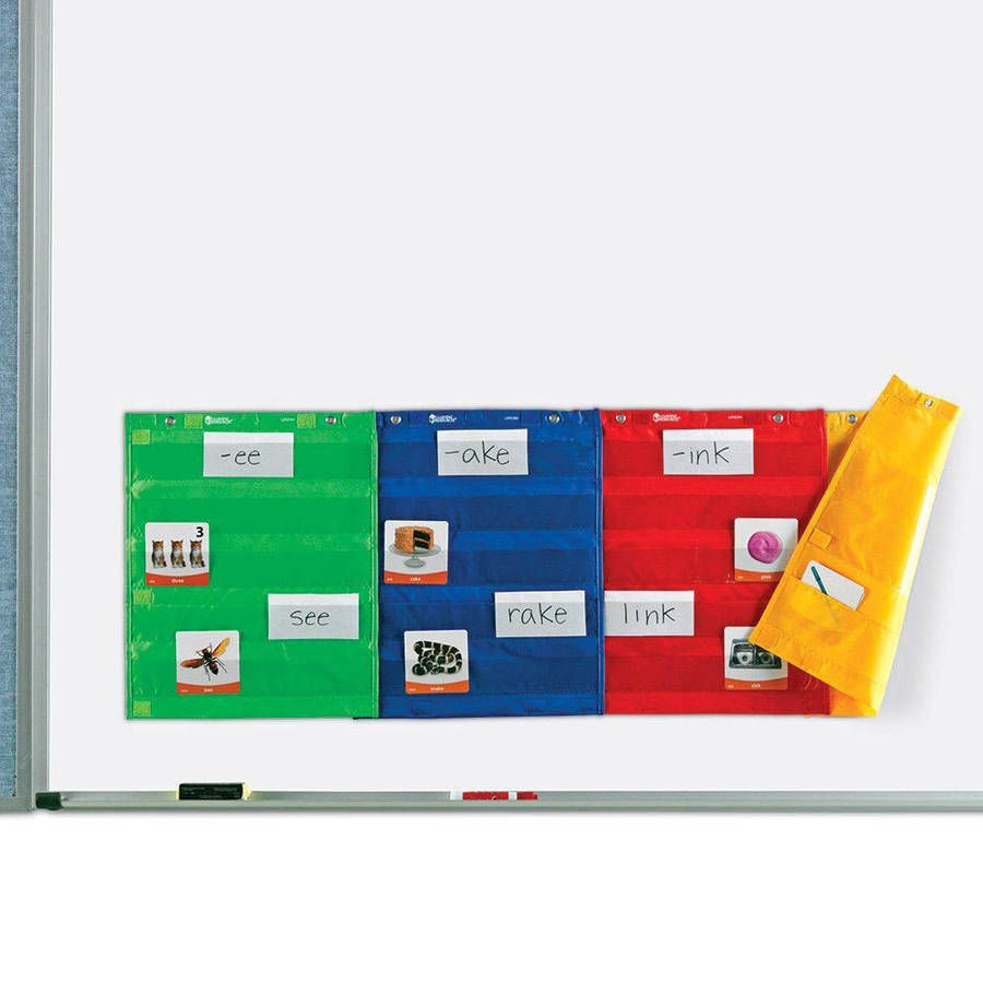 Learning Resources - Magnetic Pocket Chart Squares - Set of 4