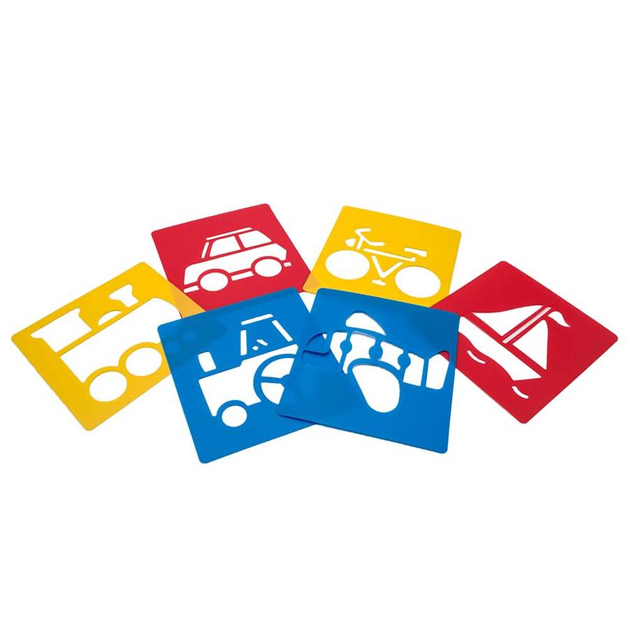 Anthony Peters - Stencils - Transport - 6pcs