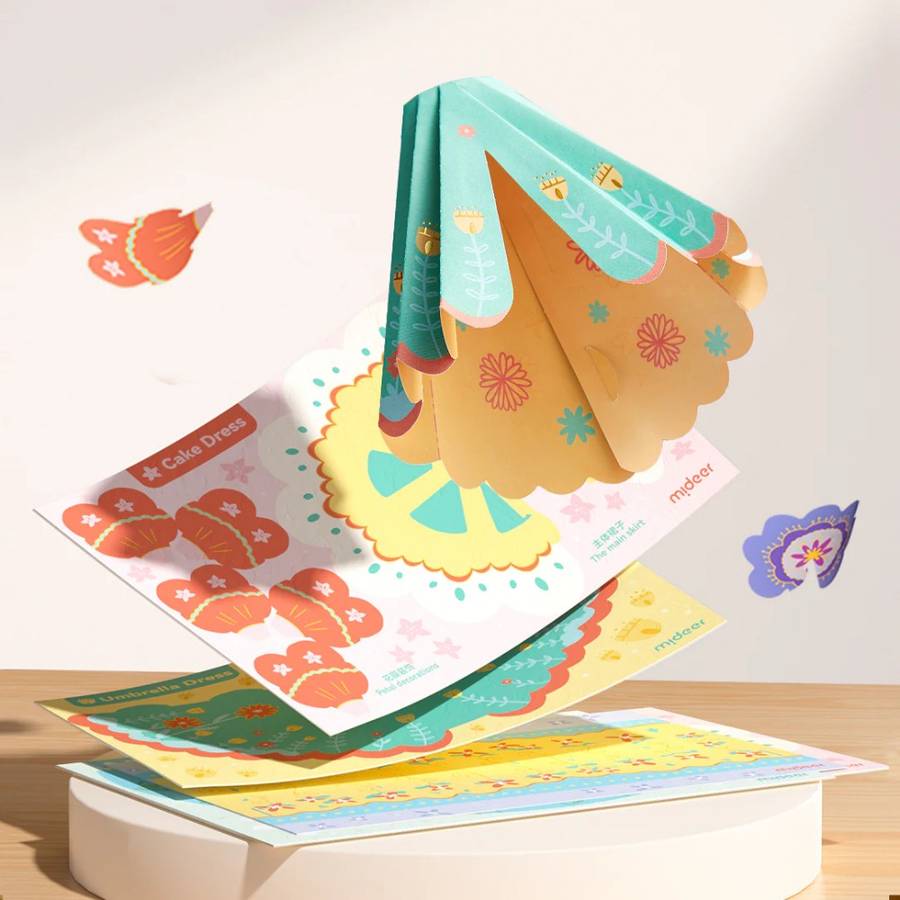 Mideer - Paper Craft Colouring Cards - My Fashion Showcase