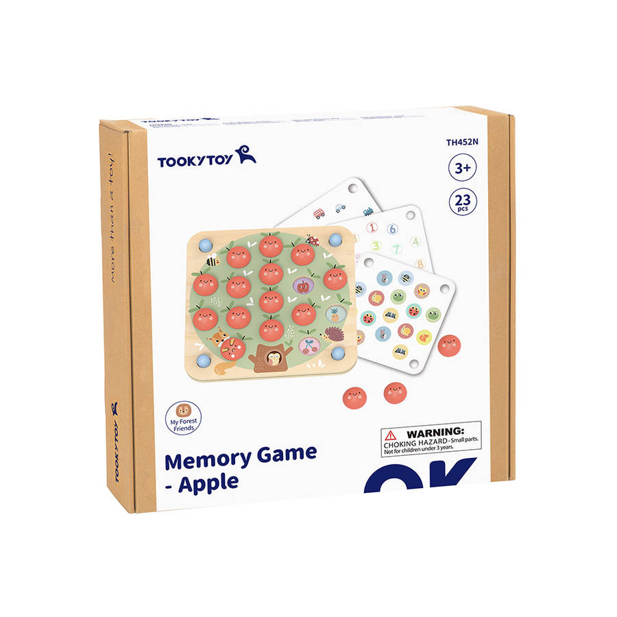TookyToy - Apple Memory Game with Activity Cards