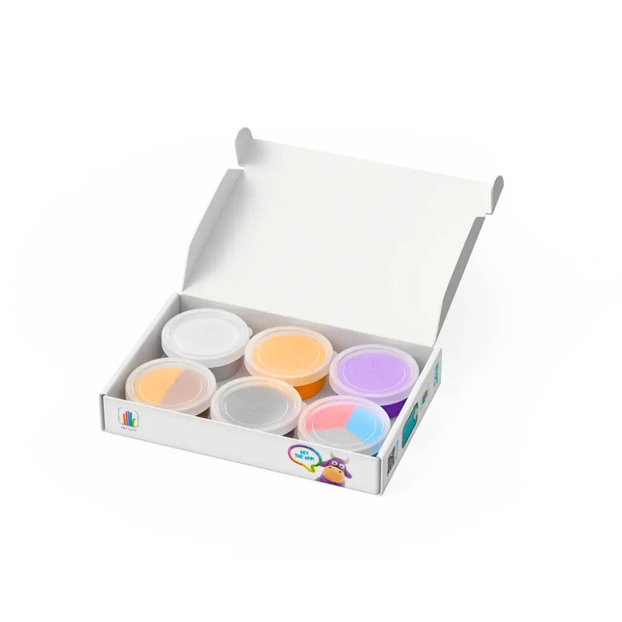 Hey Clay - Modelling Air-Dry Clay with Fun Interactive App - Cow, Doggie, Sheep, Series Animals, ...