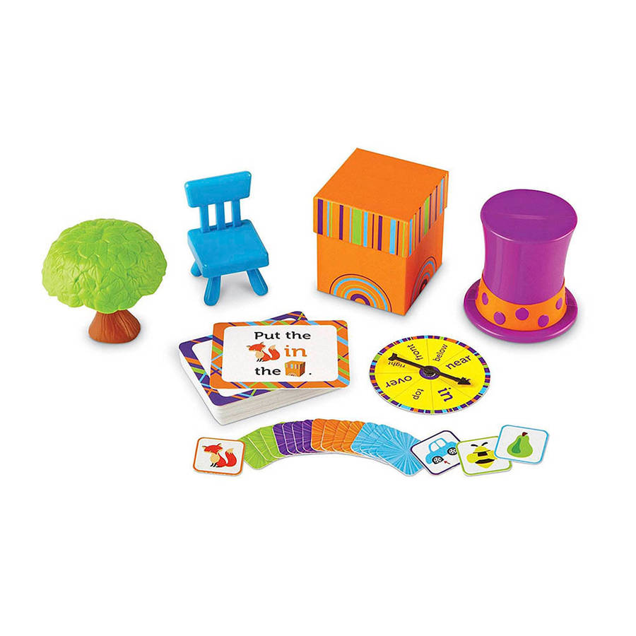 Learning Resources - Fox in the Box Positional Words Activity Set