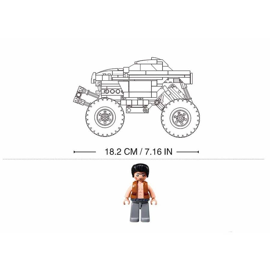 Sluban - Pull Back PowerBricks - Off Road Vehicle - 269pcs