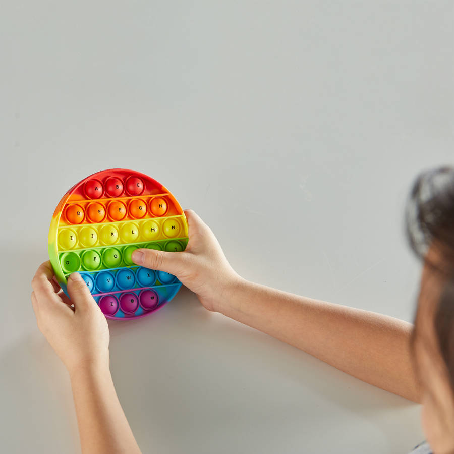 Hand2Mind - Alphabet Sensory Bubble Poppers - Set of 6