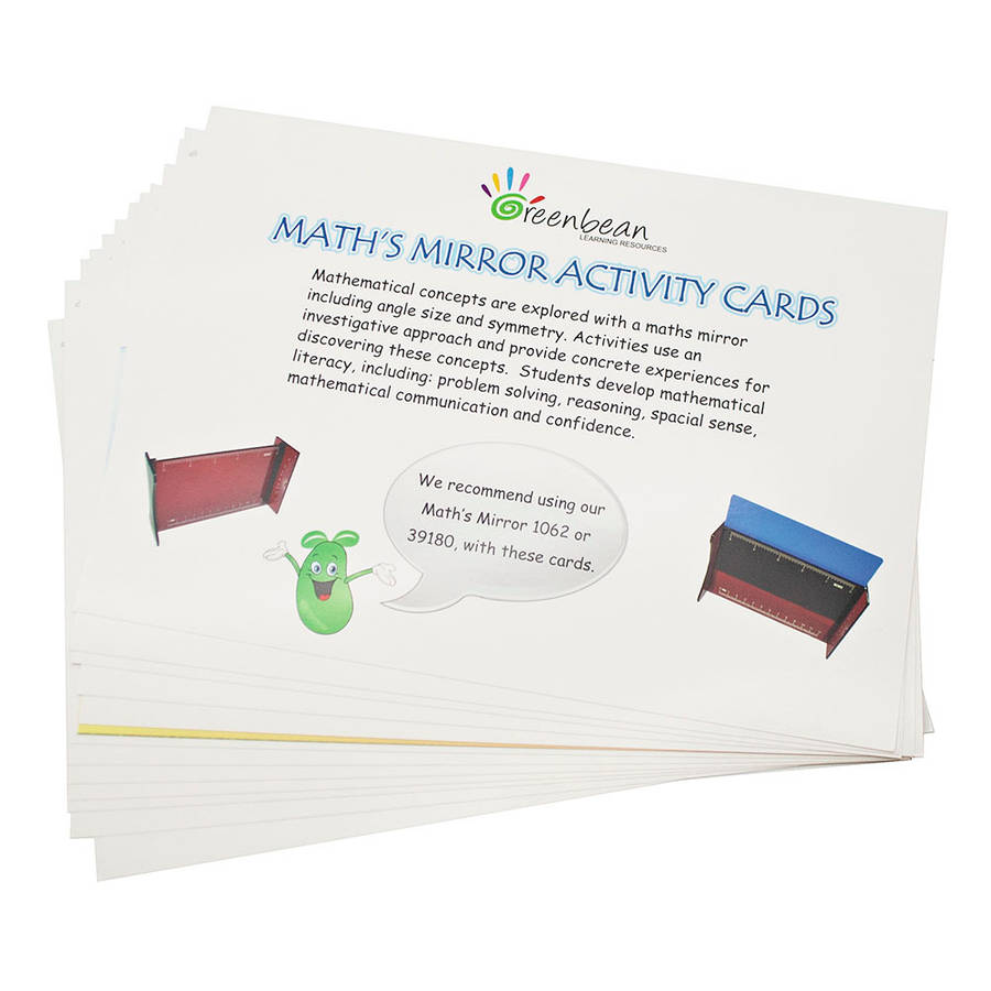 Greenbean - Activity Cards Maths Mirror