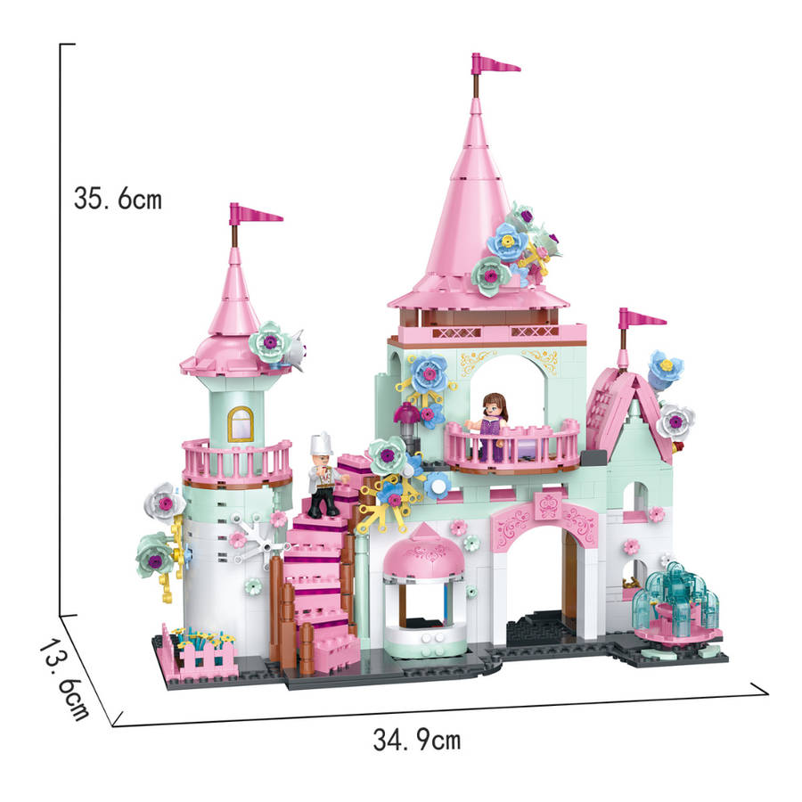 Cogo - Building Block Set - Fairytale Dream Castle - 740 Pieces