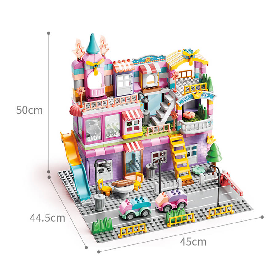 Feelo - Building Block Set - Girls Villa - 400 Pieces