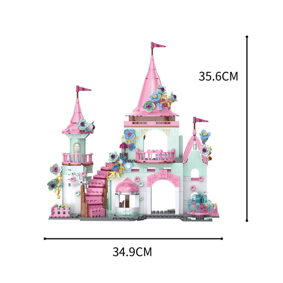 Cogo - Building Block Set - Fairytale Dream Castle - 740 Pieces