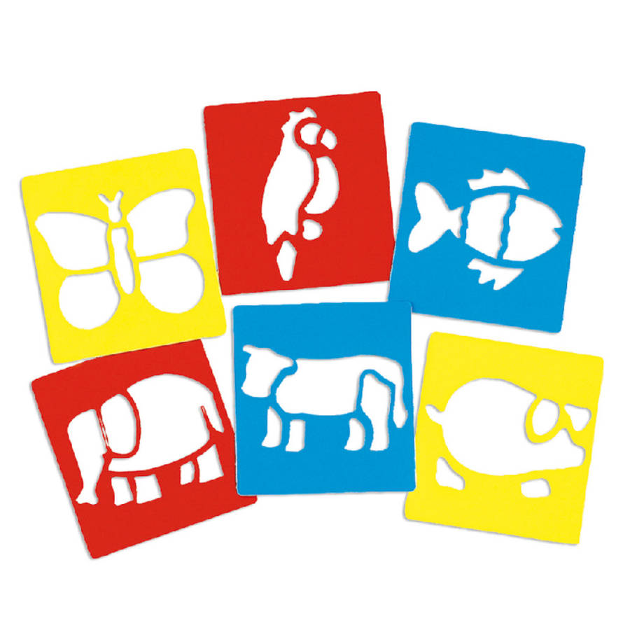 Anthony Peters - Animal Stencils: 6 Pieces