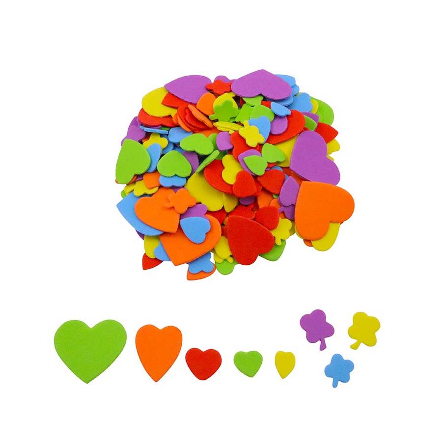 Anthony Peters - Foam Arts & Crafts Hearts & Flowers: 250g