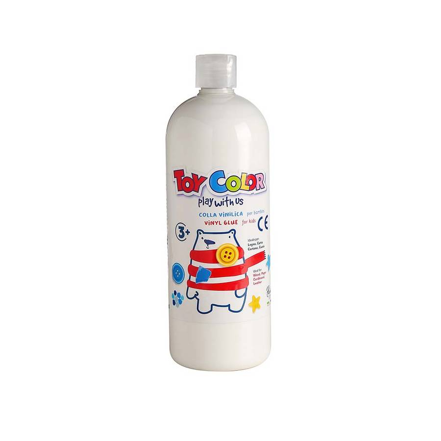 Toy Color - Vinyl Glue for Kids - Clear Drying - 1000ml