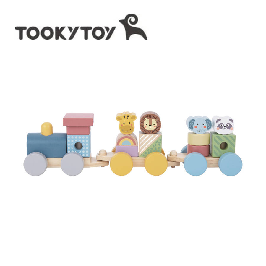 TookyToy - Stacking Train - Animals