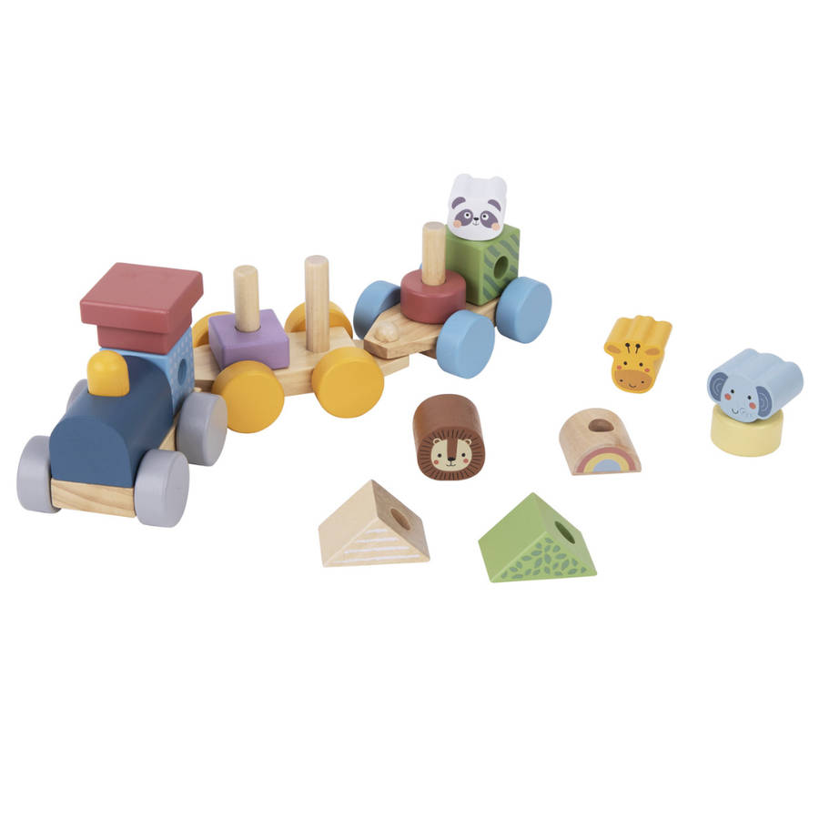 TookyToy - Stacking Train - Animals
