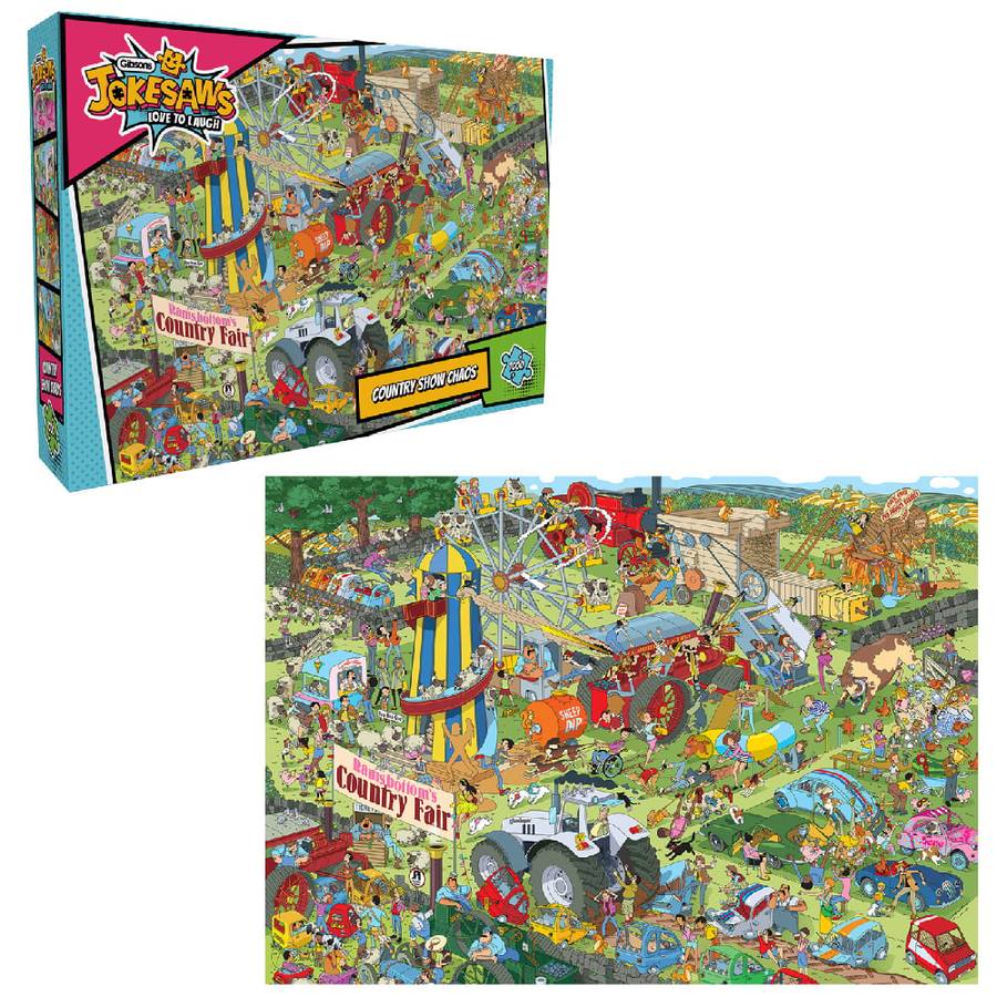 Gibsons - Jokesaws: Country Show Chaos - Jigsaw Puzzle - 1000pcs