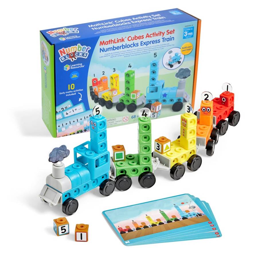 Hand2Mind - MathLink® Cubes Activity Set Numberblocks® Express Train