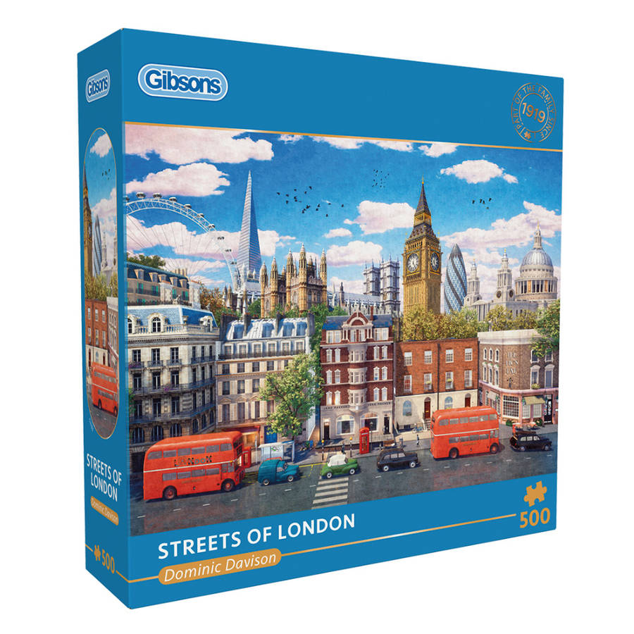 Gibsons - Streets of London - Jigsaw Puzzle - 500pcs