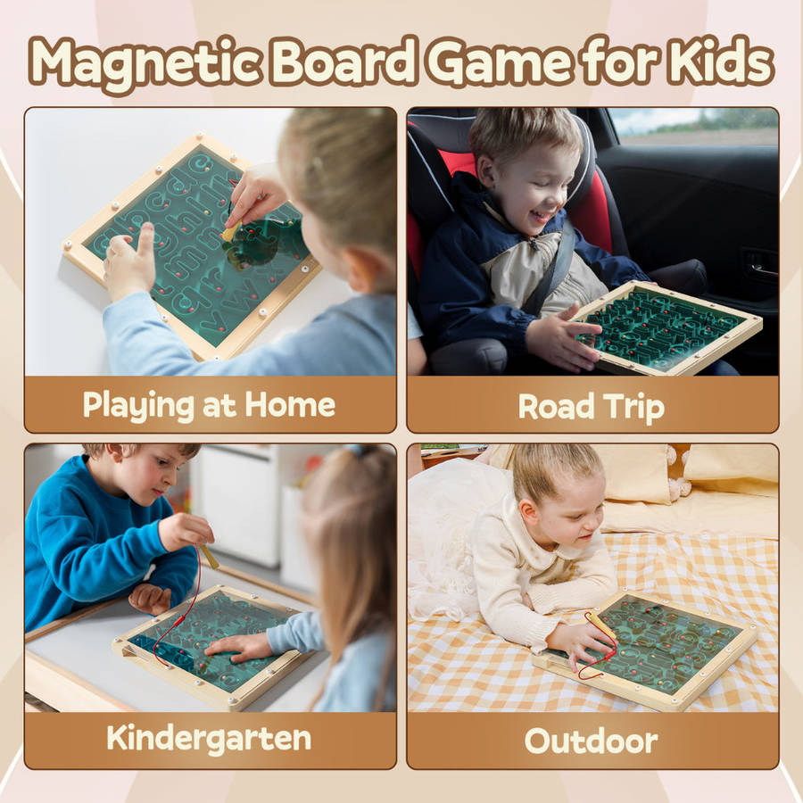TopBright - Magnetic Maze - Alphabet Tracing Board