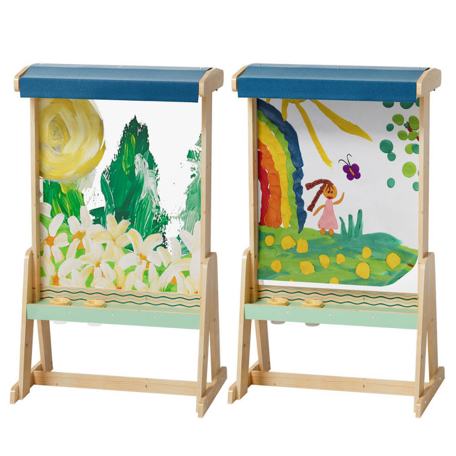 TopBright - Outdoor Painting Art Easel with Double-Sided Clear Board - 5pcs