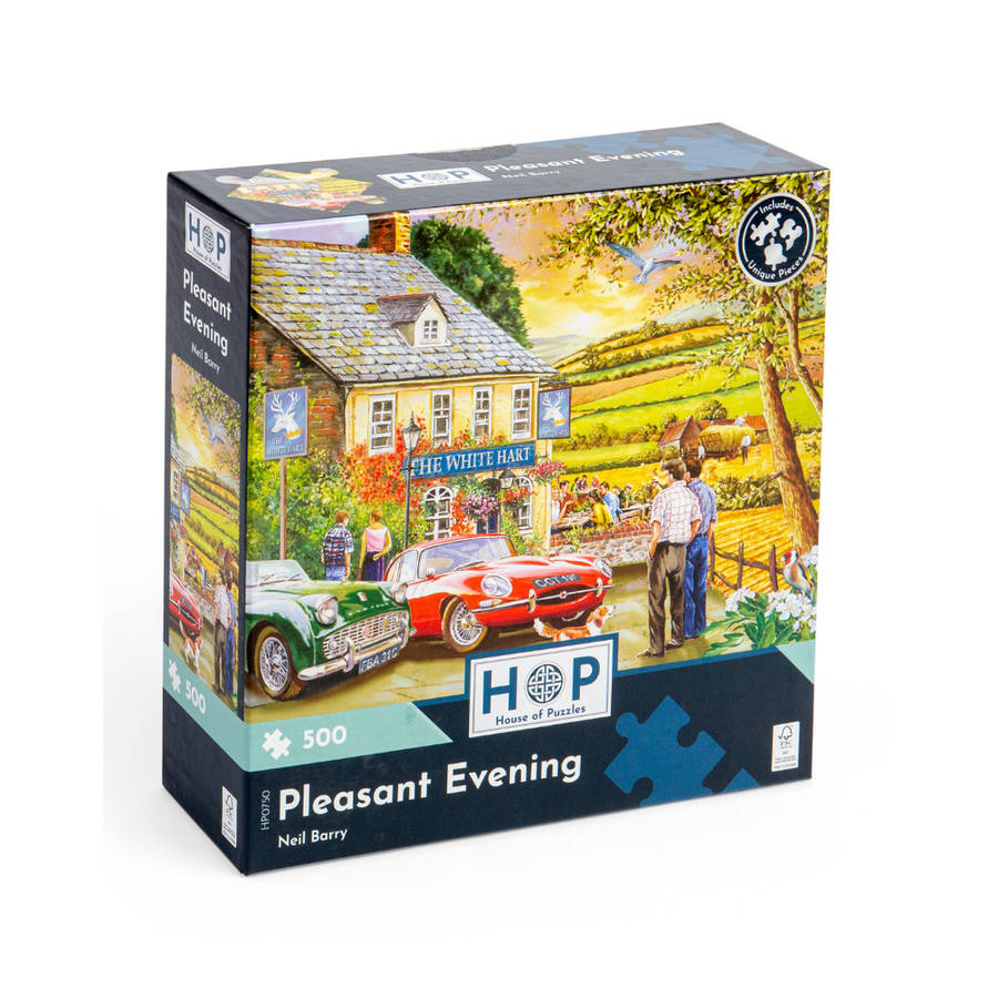 House of Puzzles - Pleasant Evening - 500 Piece Jigsaw Puzzle