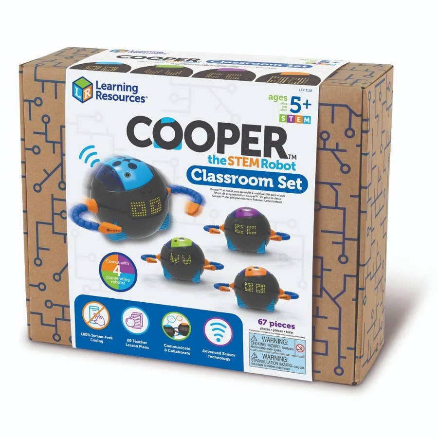 Learning Resources - Cooper The STEM & Coding Robot Classroom Activity Set