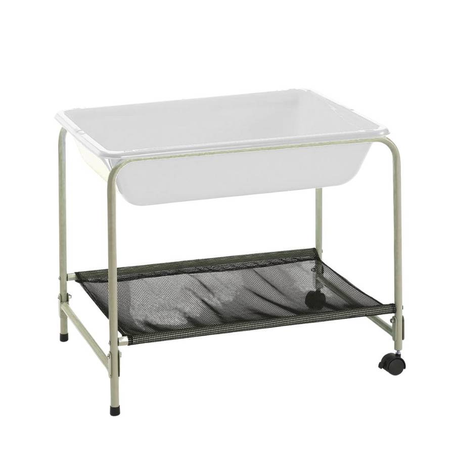 EDX Education - Sensory Tray With Stand - Sand & Water Messy Tray - Translucent