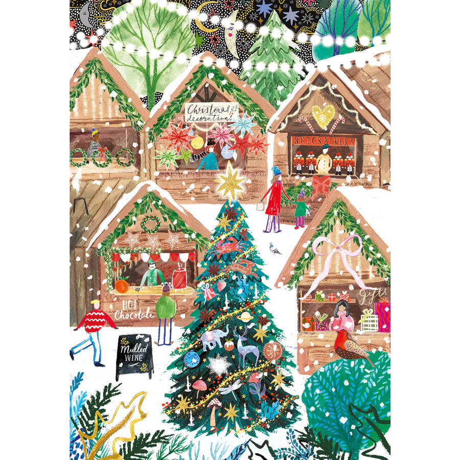 Gibsons - Christmas in London - 3 x 500 Piece Jigsaw Puzzles