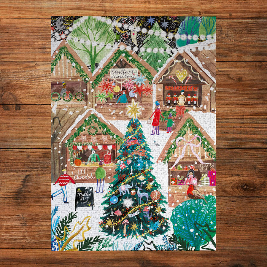Gibsons - Christmas in London - 3 x 500 Piece Jigsaw Puzzles